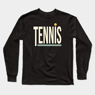 Tennis Design for Tennis Player Long Sleeve T-Shirt